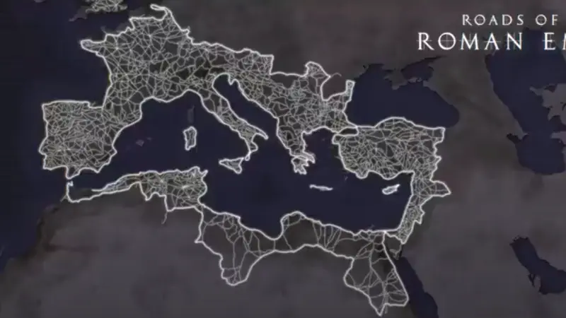 Nieuwe digitale kaart voegt 100.000 kilometer aan Romeins wegennetwerk toe 